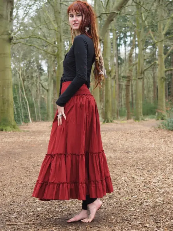 The TwoSisters Ibiza|Gypsy-About You Rok Warm Rood