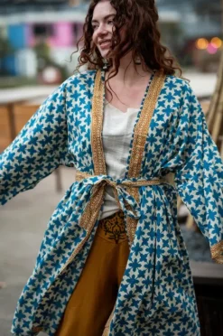 The TwoSisters Plus Size|Kantha-Anat Kimono
