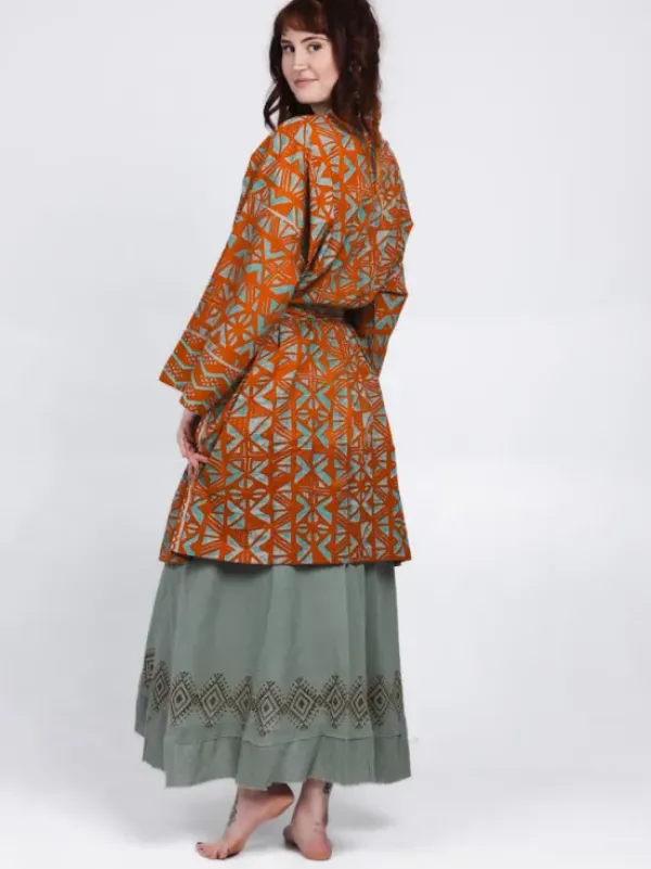 The TwoSisters Plus Size|Kantha-Anat Kimono