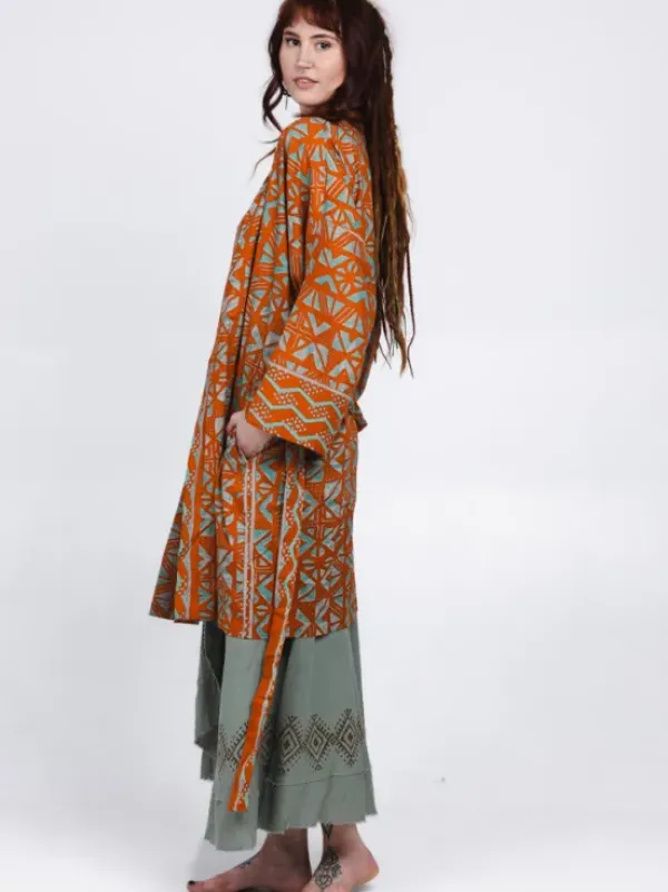The TwoSisters Plus Size|Kantha-Anat Kimono