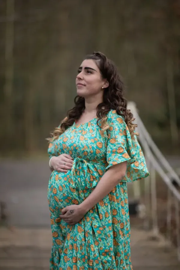 The TwoSisters Plus Size|Zwangerschapsjurk-Angel Dress Korte mouw (limited Edition)