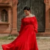 The TwoSisters Plus Size|Plus Size-Athena Jurk Knalrood