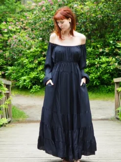 The TwoSisters Plus Size|Plus Size-Athena Jurk Zwart