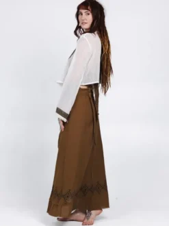 The TwoSisters Tops|Nomad Chic Collectie-Aurora Top Gebroken wit