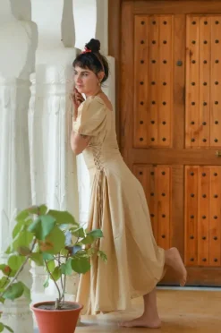 The TwoSisters Gypsy|Zomer-Belle Jurk Ecru