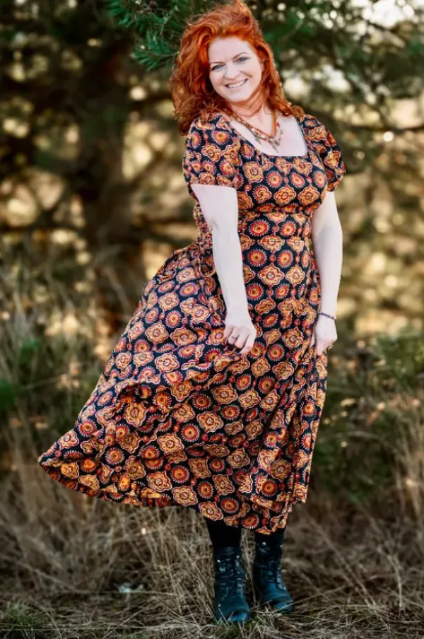 The TwoSisters Gypsy|Zomer-Belle Jurk Full Colour