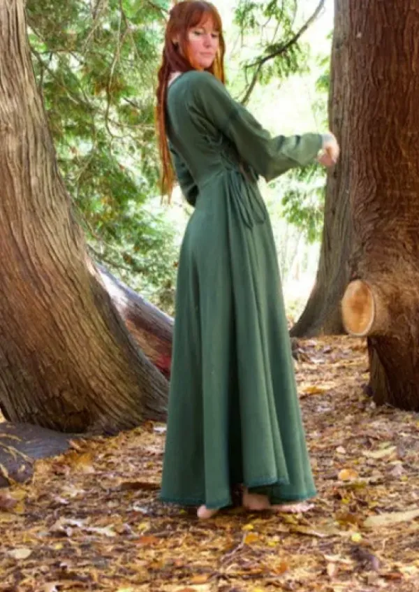The TwoSisters Plus Size|Plus Size-Berkana Jurk Groen (t/m maat 52)