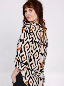 The TwoSisters Tops|Lange Mouw-Blouse Amalfi