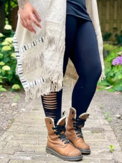 The TwoSisters Plus Size-Bohemian Kimono Beige