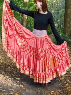 The TwoSisters Zijden Rokken|Zijden Bohemian Rokken-Bohemian Rok 533