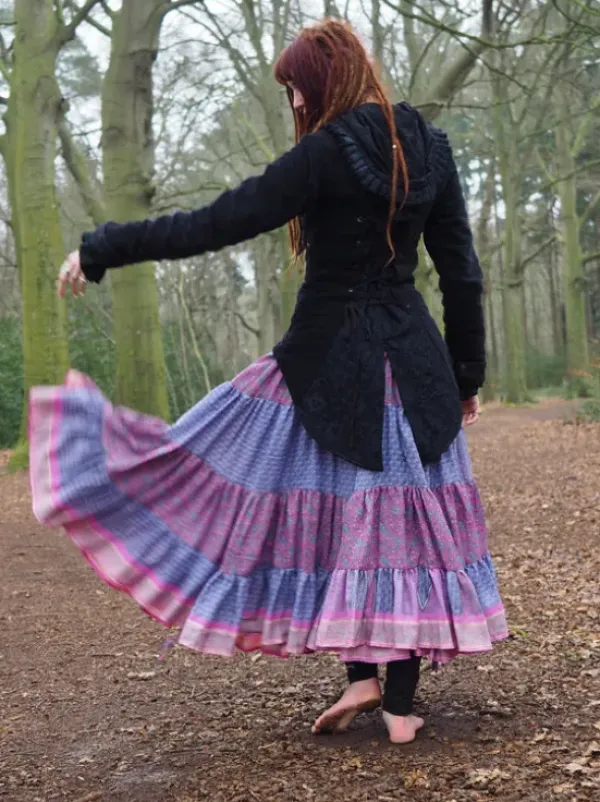 The TwoSisters Zijden Rokken|Zijden Bohemian Rokken-Bohemian Rok 404