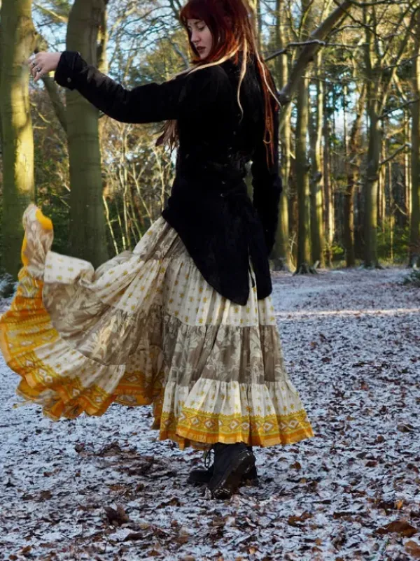 The TwoSisters Zijden Rokken|Zijden Bohemian Rokken-Bohemian Rok 263