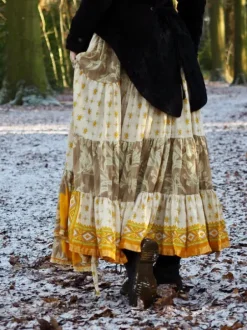 The TwoSisters Zijden Rokken|Zijden Bohemian Rokken-Bohemian Rok 263