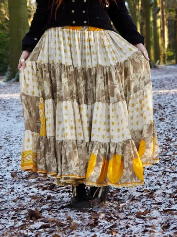 The TwoSisters Zijden Rokken|Zijden Bohemian Rokken-Bohemian Rok 263