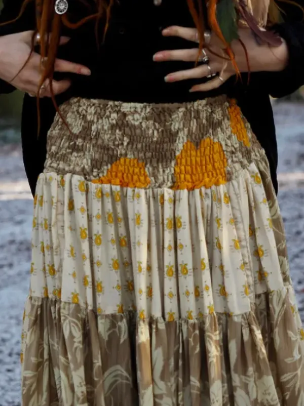 The TwoSisters Zijden Rokken|Zijden Bohemian Rokken-Bohemian Rok 263