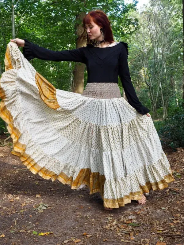 The TwoSisters Zijden Rokken|Zijden Bohemian Rokken-Bohemian Rok 495