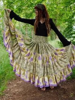 The TwoSisters Zijden Rokken|Zijden Bohemian Rokken-Bohemian Rok 409