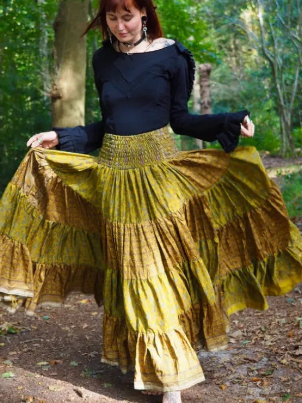 The TwoSisters Zijden Rokken|Zijden Bohemian Rokken-Bohemian Rok 511