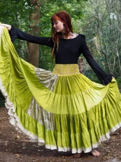 The TwoSisters Zijden Rokken|Zijden Bohemian Rokken-Bohemian Rok 520
