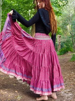 The TwoSisters Zijden Rokken|Zijden Bohemian Rokken-Bohemian Rok 494