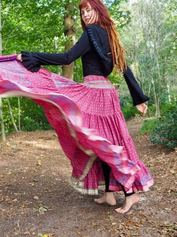 The TwoSisters Zijden Rokken|Zijden Bohemian Rokken-Bohemian Rok 494