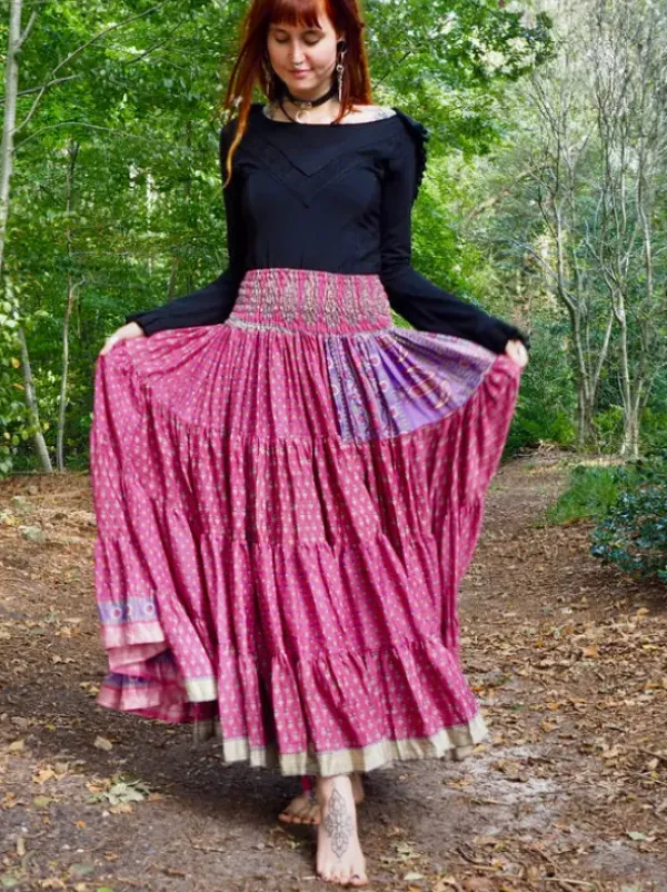 The TwoSisters Zijden Rokken|Zijden Bohemian Rokken-Bohemian Rok 494
