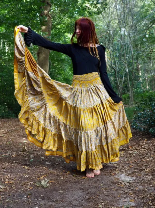 The TwoSisters Zijden Rokken|Zijden Bohemian Rokken-Bohemian Rok 516
