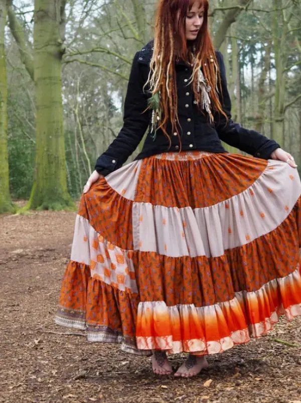 The TwoSisters Zijden Rokken|Zijden Bohemian Rokken-Bohemian Rok 24