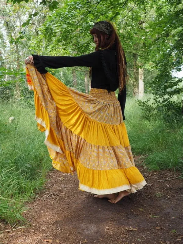 The TwoSisters Zijden Rokken|Zijden Bohemian Rokken-Bohemian Rok 432