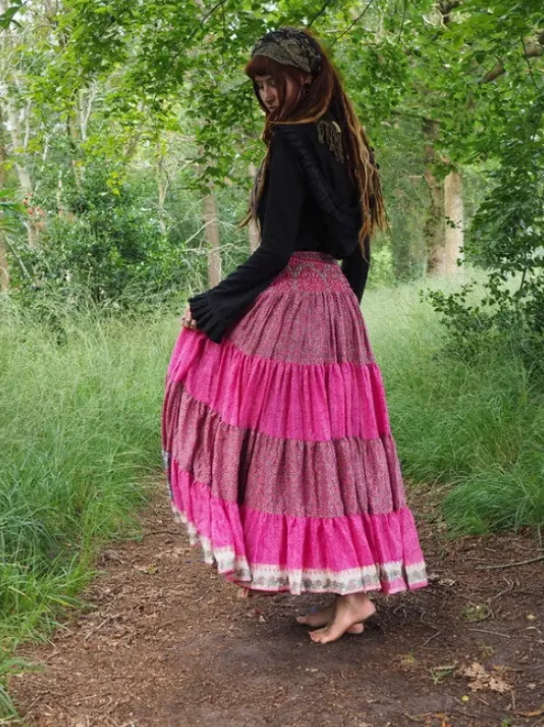 The TwoSisters Zijden Rokken|Zijden Bohemian Rokken-Bohemian Rok 438