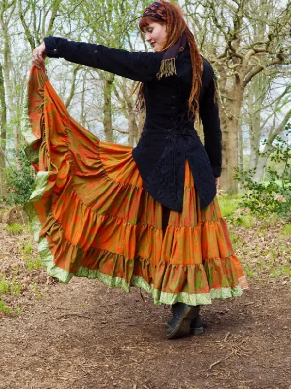 The TwoSisters Zijden Rokken|Zijden Bohemian Rokken-Bohemian Rok 285