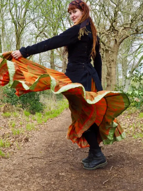 The TwoSisters Zijden Rokken|Zijden Bohemian Rokken-Bohemian Rok 285