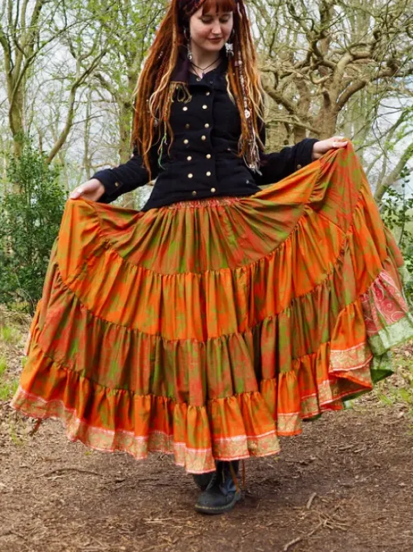 The TwoSisters Zijden Rokken|Zijden Bohemian Rokken-Bohemian Rok 285