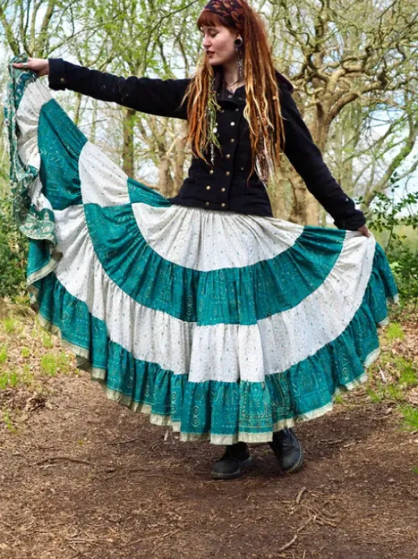 The TwoSisters Zijden Rokken|Zijden Bohemian Rokken-Bohemian Rok 273