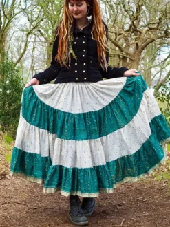 The TwoSisters Zijden Rokken|Zijden Bohemian Rokken-Bohemian Rok 273