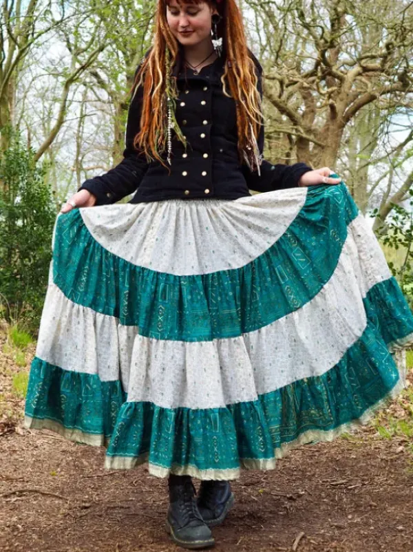 The TwoSisters Zijden Rokken|Zijden Bohemian Rokken-Bohemian Rok 273