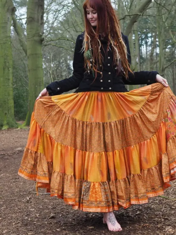 The TwoSisters Zijden Rokken|Zijden Bohemian Rokken-Bohemian Rok 35