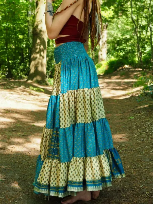 The TwoSisters Zijden Rokken|Zijden Bohemian Rokken-Bohemian Rok 297