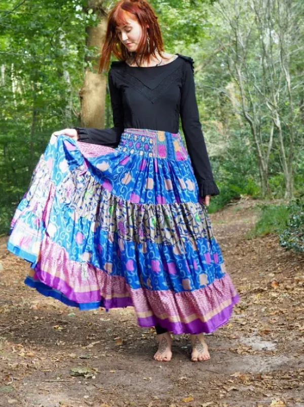 The TwoSisters Zijden Bohemian Rokken|Zijden Rokken-Bohemian Rok 526