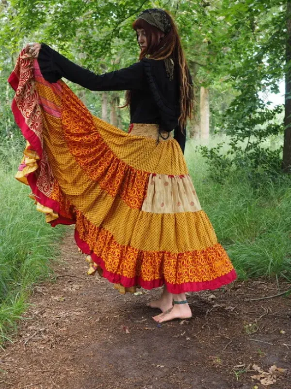 The TwoSisters Zijden Rokken|Zijden Bohemian Rokken-Bohemian Rok 439