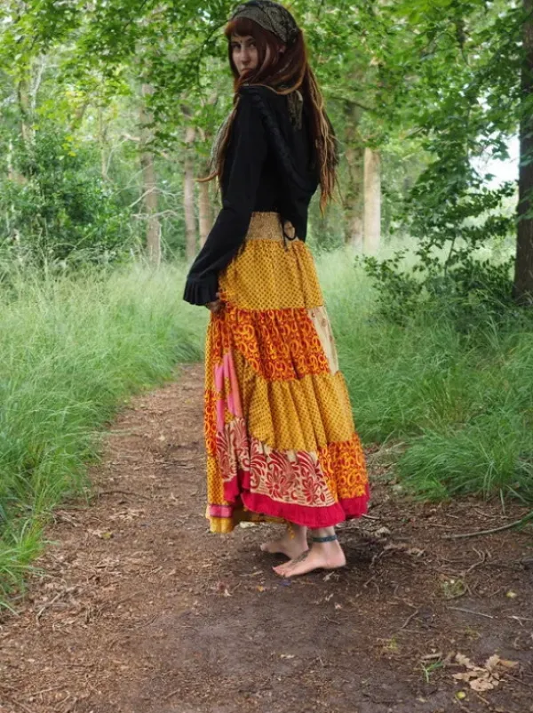 The TwoSisters Zijden Rokken|Zijden Bohemian Rokken-Bohemian Rok 439