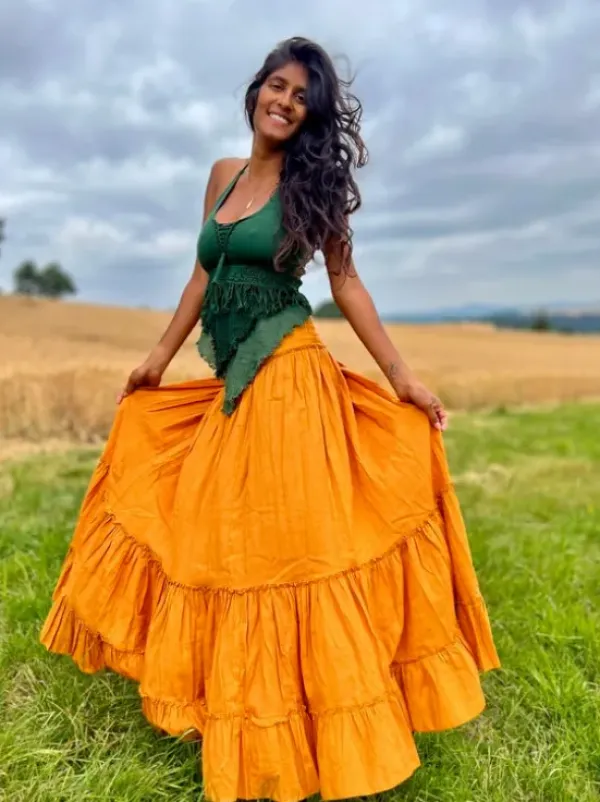 The TwoSisters Tops|Zomer-Boho Top Aphrodite Groen