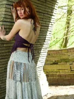 The TwoSisters Tops|Zomer-Boho Top Aphrodite Paars