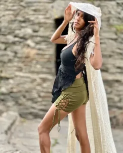 The TwoSisters Tops|Zomer-Boho Top Aphrodite Zwart