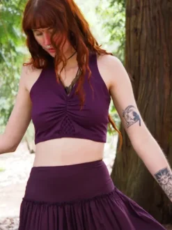 The TwoSisters Tops|Bratops-Bratop Freya Paars