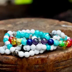 The TwoSisters Kettingen|Buddhist Malas-Chakra balans Mala