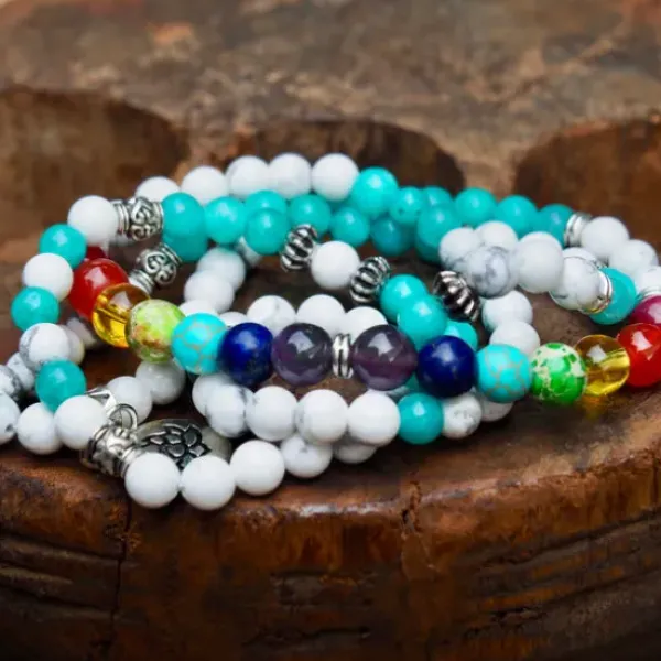 The TwoSisters Kettingen|Buddhist Malas-Chakra balans Mala