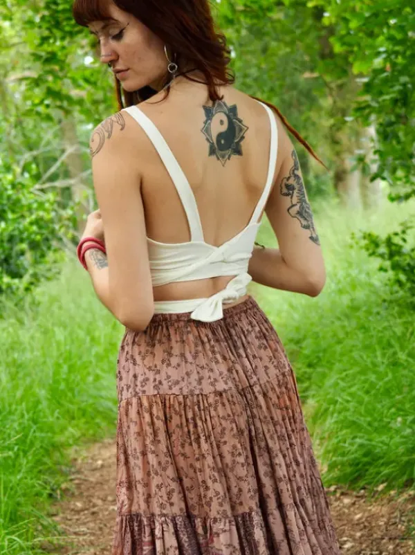 The TwoSisters Tops|Bratops-Demeter Bratop Gebroken wit