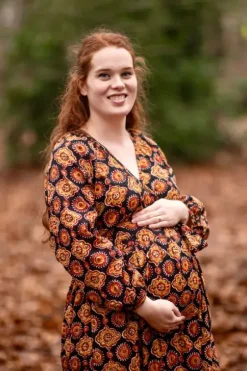 The TwoSisters Bohemian|Bohemian Jurken-Devi Dress Blockprint
