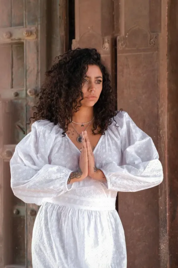 The TwoSisters Bohemian|Bohemian Jurken-Devi Dress Broderie
